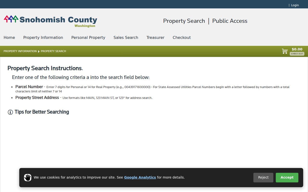 Everett residents directory property search fields
